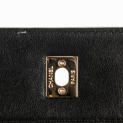 Chanel Sheepskin Quilted Vintage Mademoiselle Flap Black 5 of 8