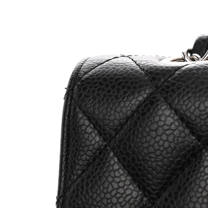 Chanel Caviar Quilted Medium Double Flap Black 11 of 13