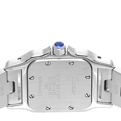 Cartier Stainless Steel 18K Yellow Gold 24mm Santos De Cartier Galbee Quartz Watch 4 of 4