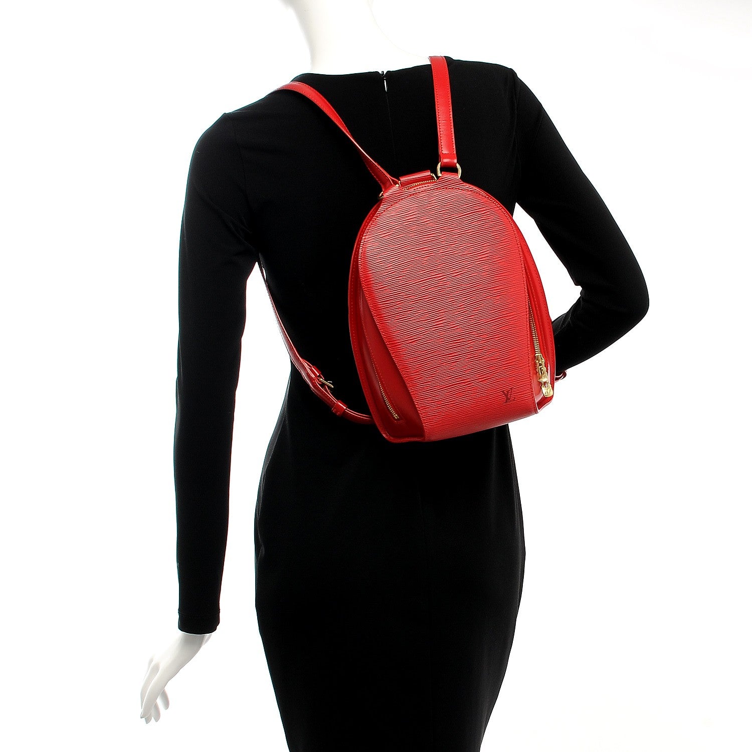 Louis Vuitton Epi Mabillon Backpack Rouge 2 of 7