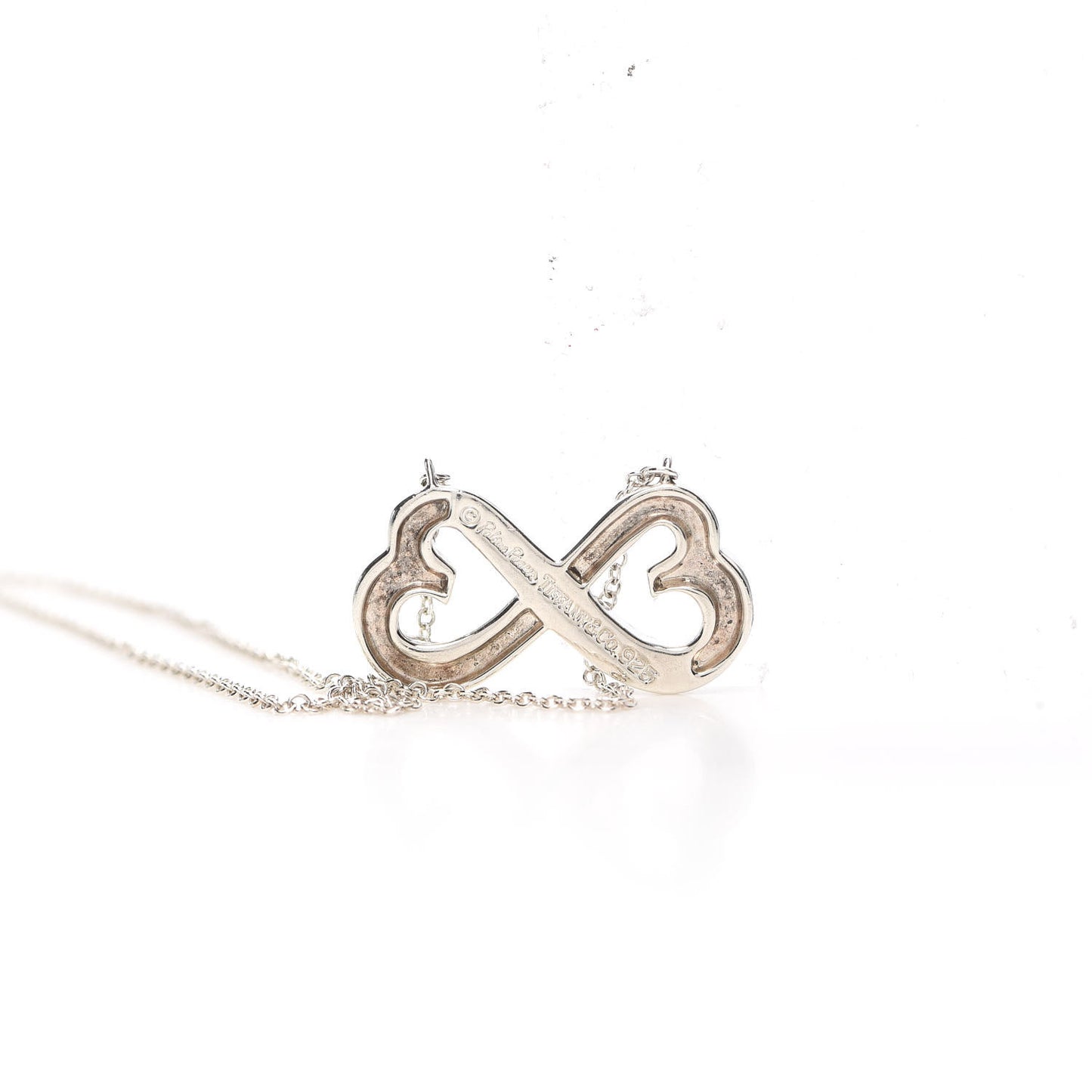 Sterling Silver Paloma Picasso Double Loving Heart Pendant Necklace