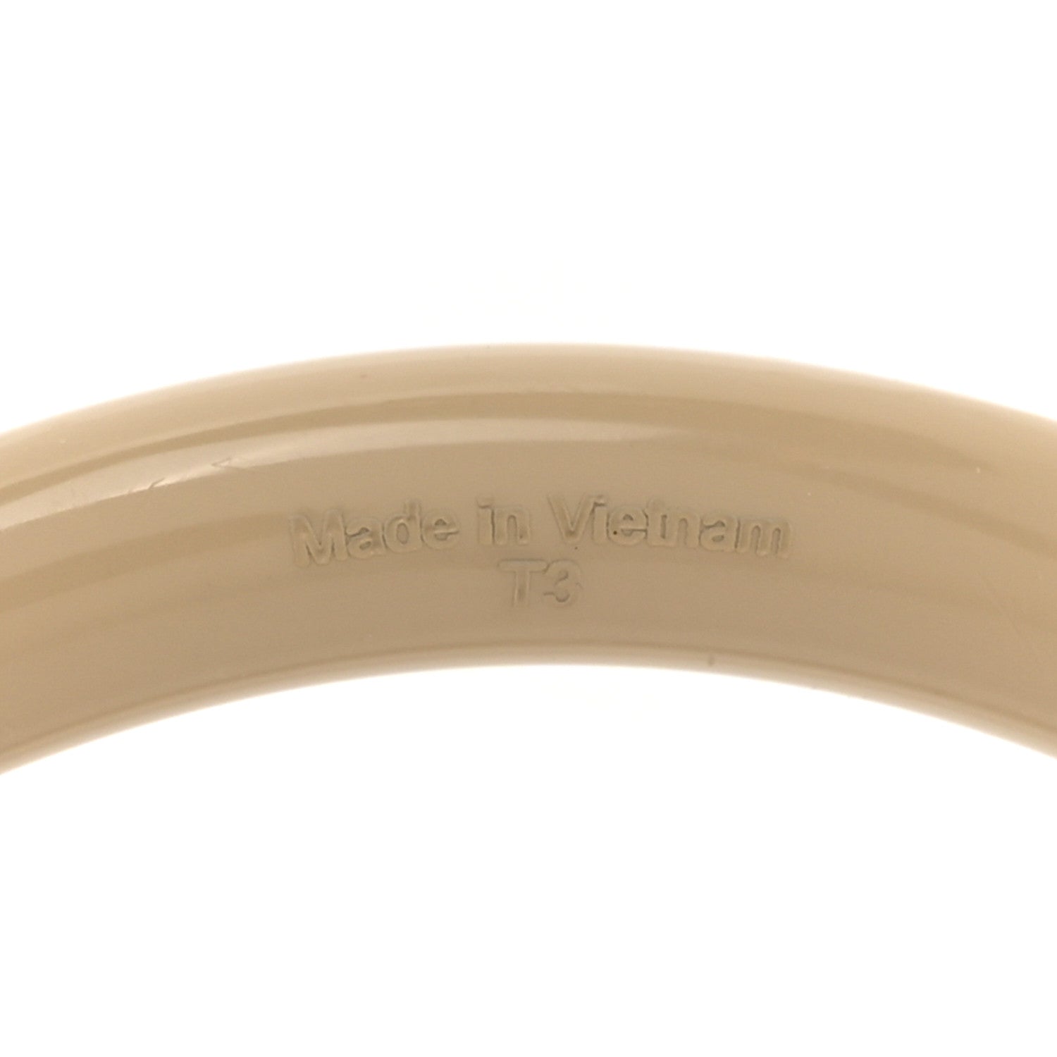 Hermes Lacquered Wood H Equipe PM Bangle Bracelet T3 Faubourg Orange Field 6 of 7