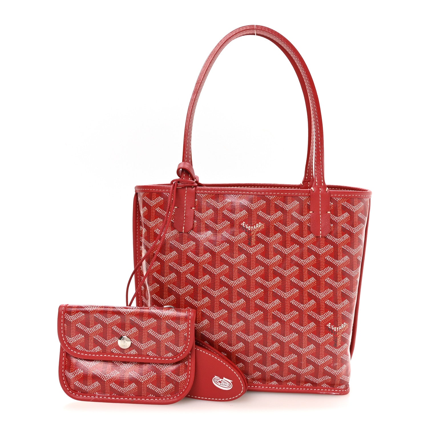 Goyard Goyardine Reversible Mini Anjou Red 3 of 19