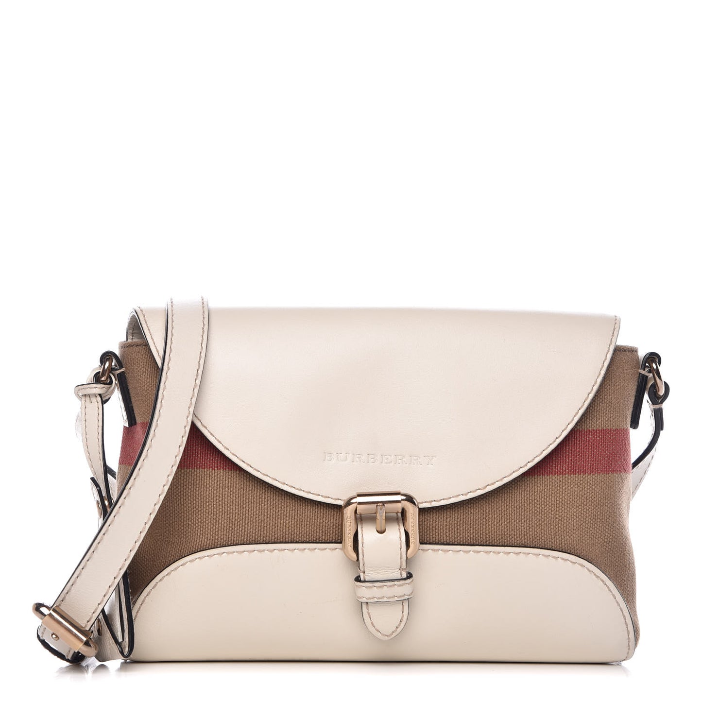 Canvas House Check Small Henham Crossbody White