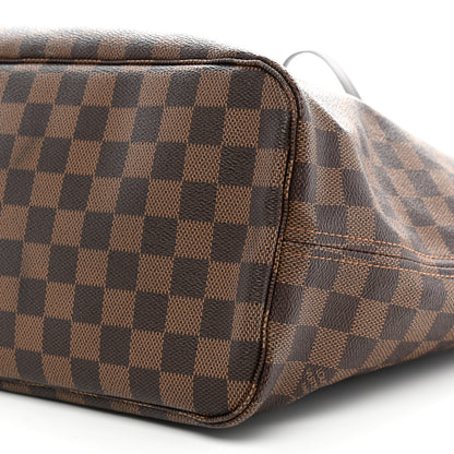 Louis Vuitton Damier Ebene Neo Neverfull MM Rose Ballerine 12 of 13