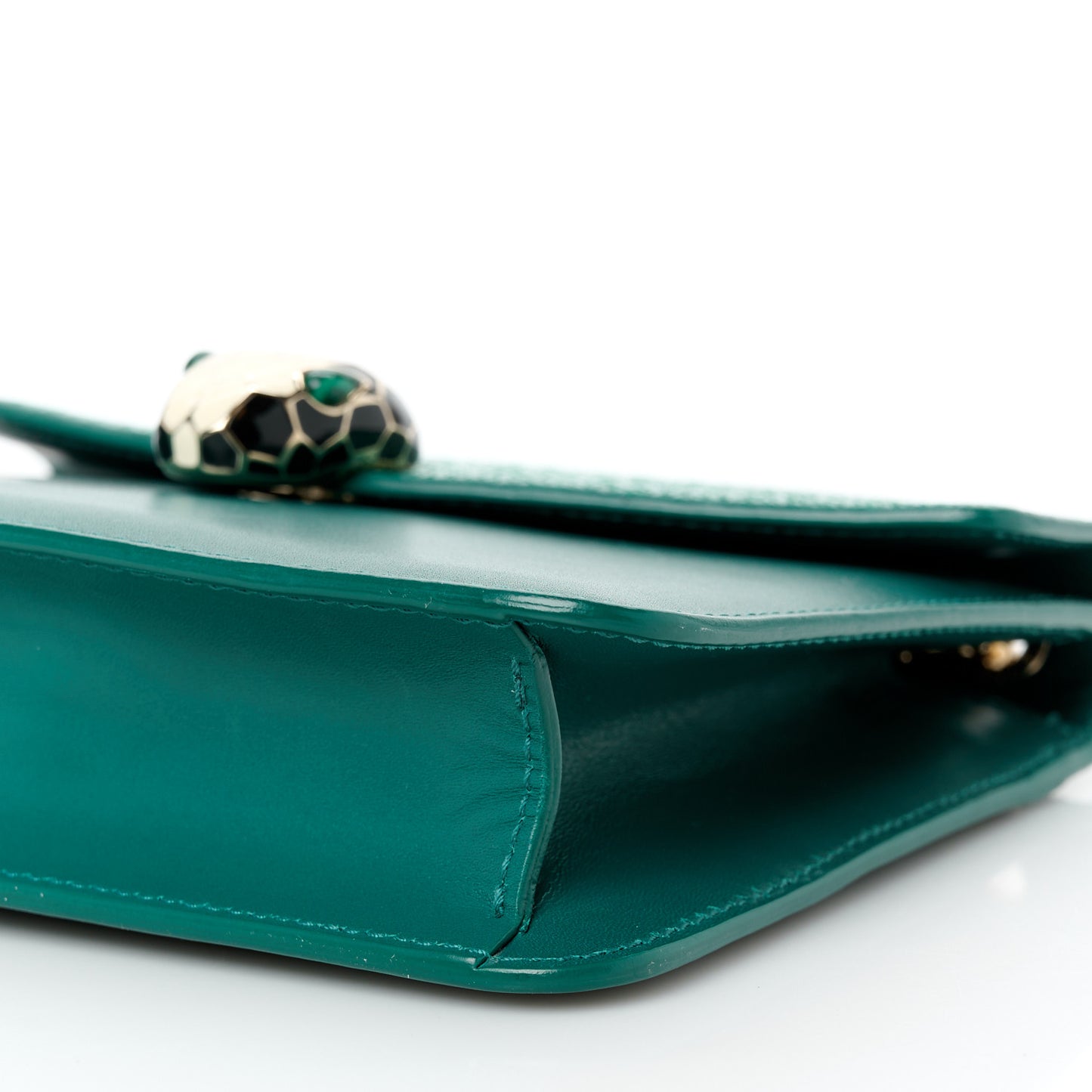 Galuchat Calfskin Serpenti Forever Crossbody Bag Green