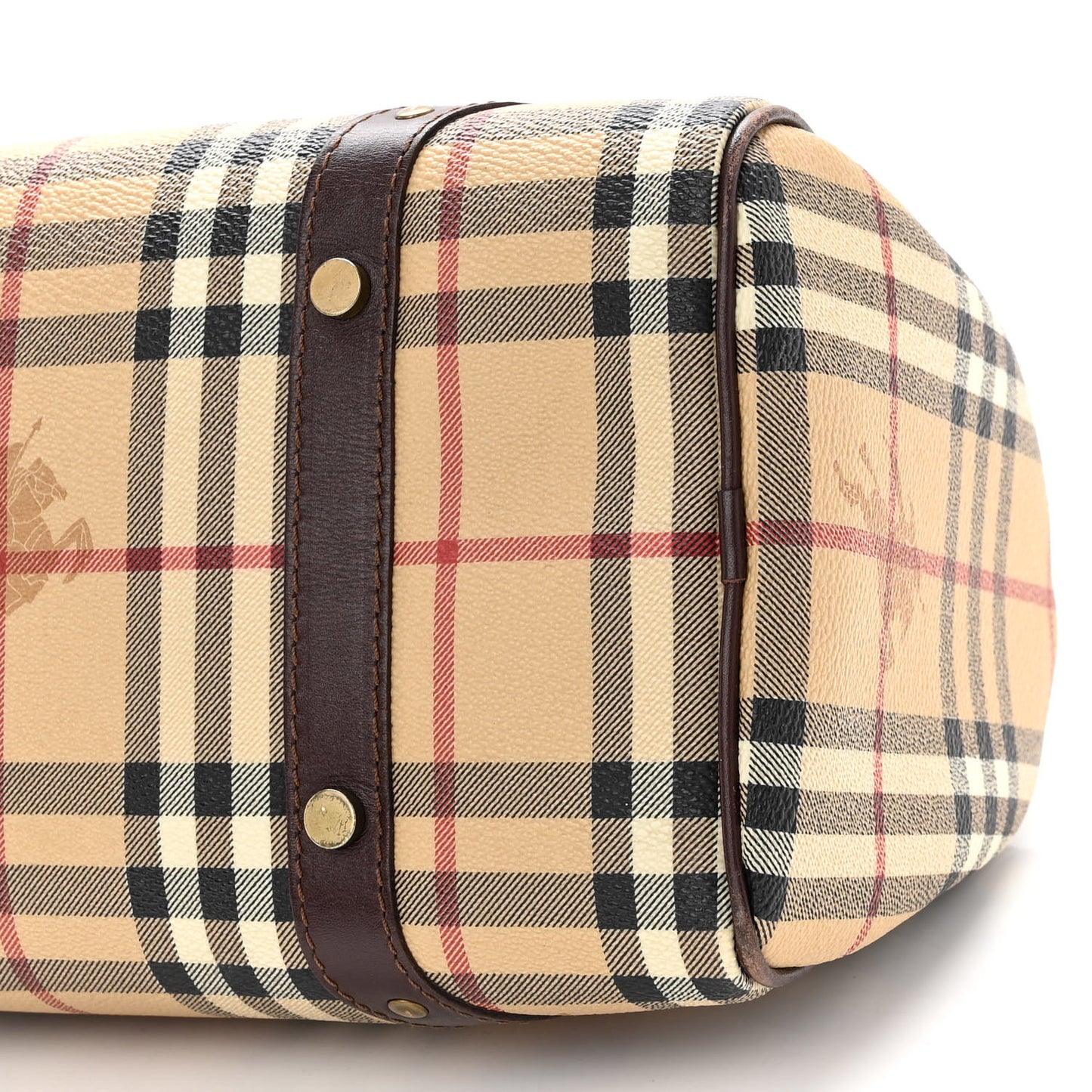 Haymarket Check Studded Bowler Brown