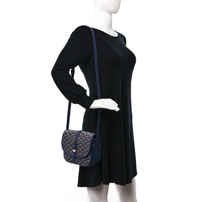 Goyard Goyardine Belvedere II PM Messenger Bag Navy 2 of 9