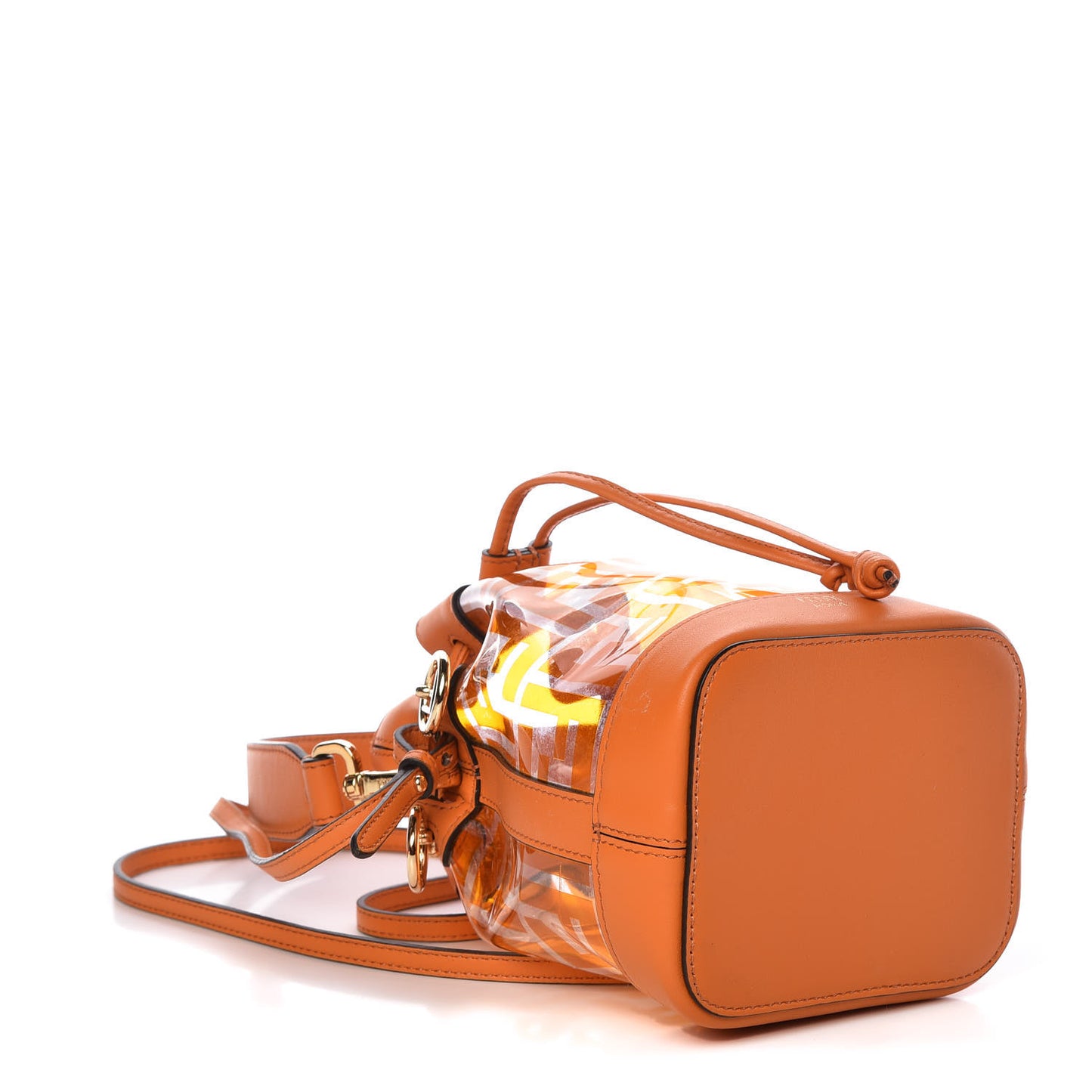 TPU FF Vitello Grace F is Fendi Mini Mon Tresor Bucket Bag Aranciata