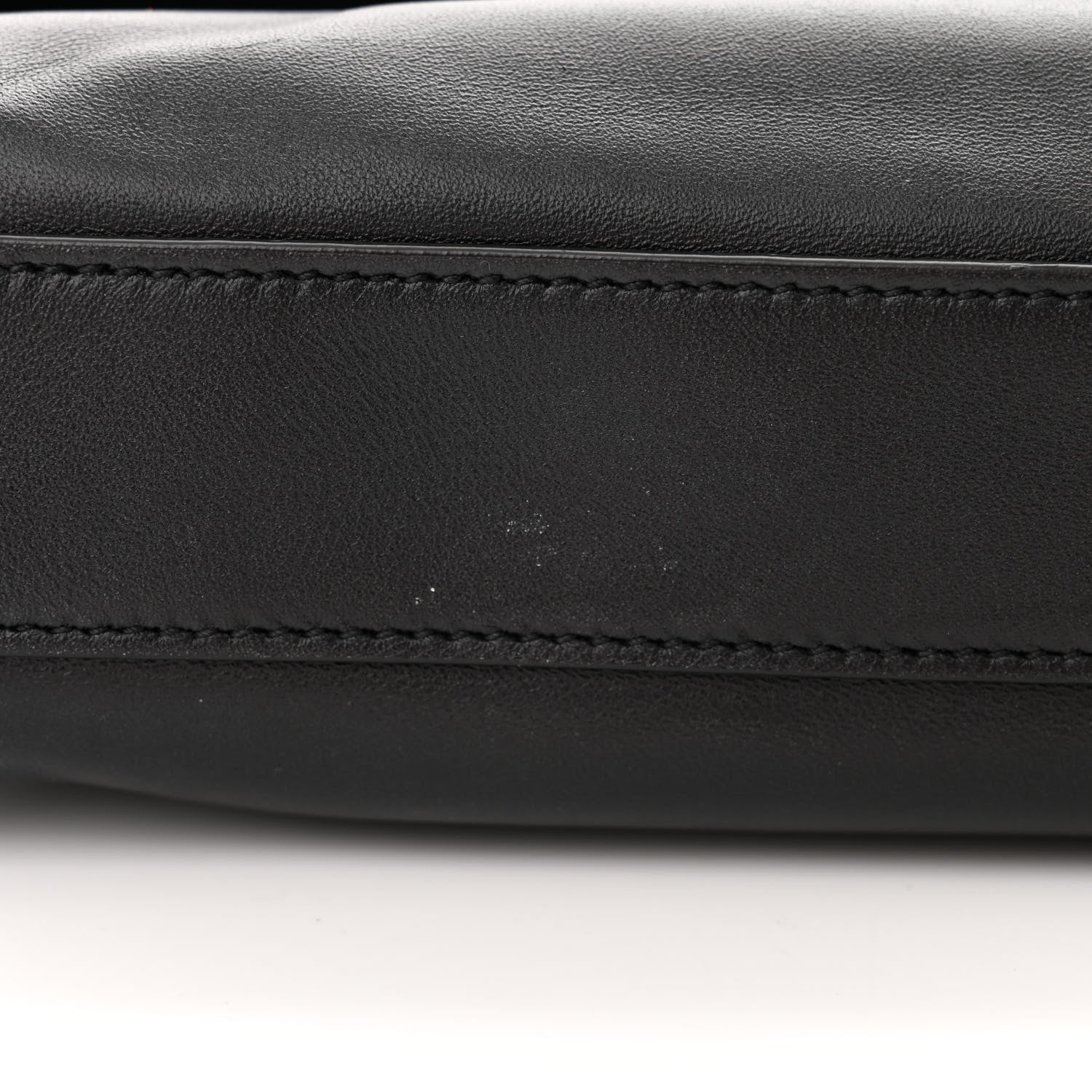 Saint Laurent Smooth Calfskin Suede Medium Reversible Monogram Kate Satchel Black 15 of 15