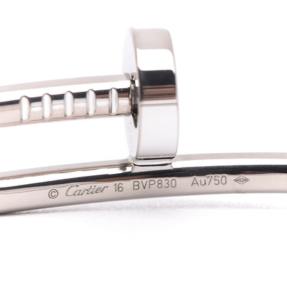 Cartier 18K White Gold Juste Un Clou Bracelet 16 4 of 5