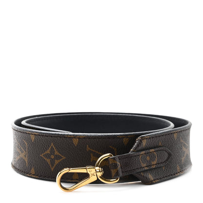 Louis Vuitton Monogram Bandouliere Shoulder Strap Black 1 of 3