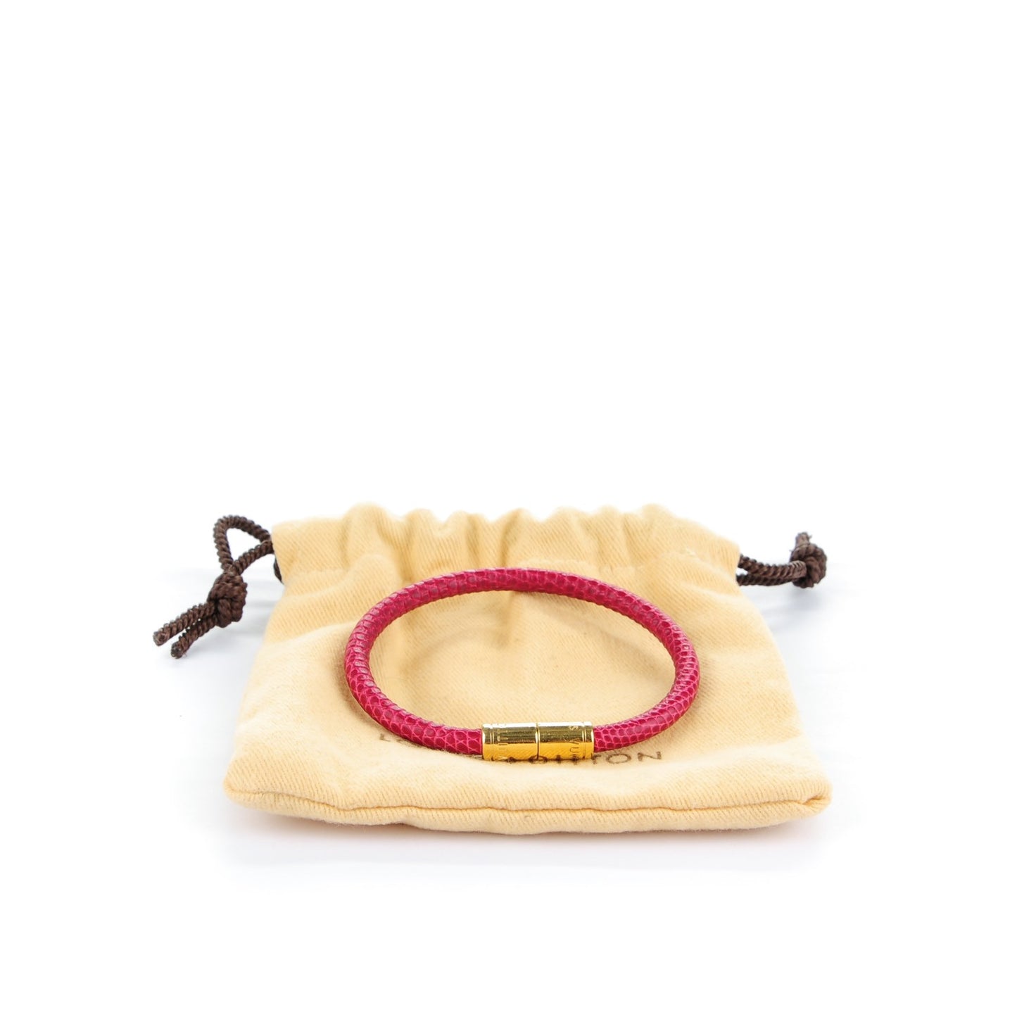 Lizard Keep It Bracelet 19 Fuchsia