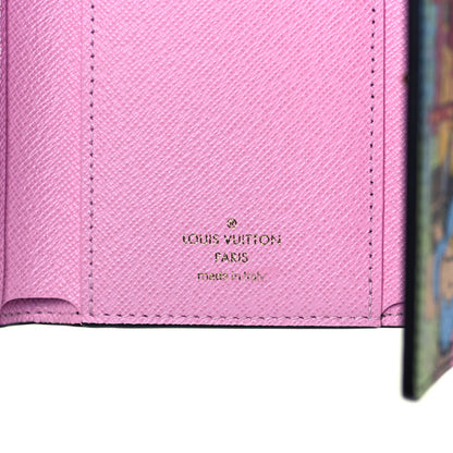 Louis Vuitton Monogram 2021 Christmas Animation Japanese Garden Victorine Wallet Wisteria Pink 6 of 6