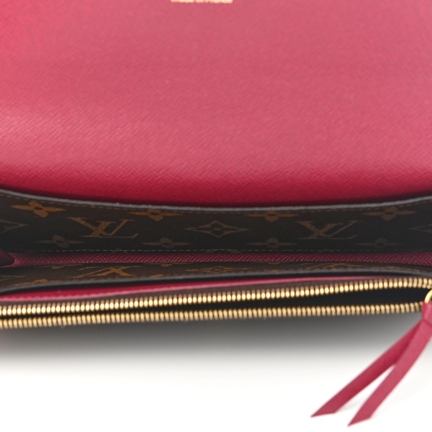 Louis Vuitton Monogram Emilie Wallet Fuchsia 5 of 7