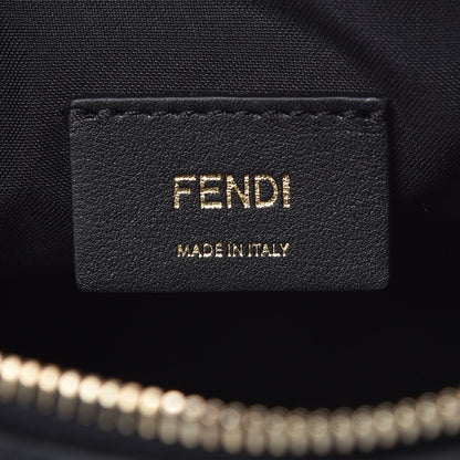 Fendi Vitello Century FF 1974 Embossed Mini Camera Case Black 6 of 10
