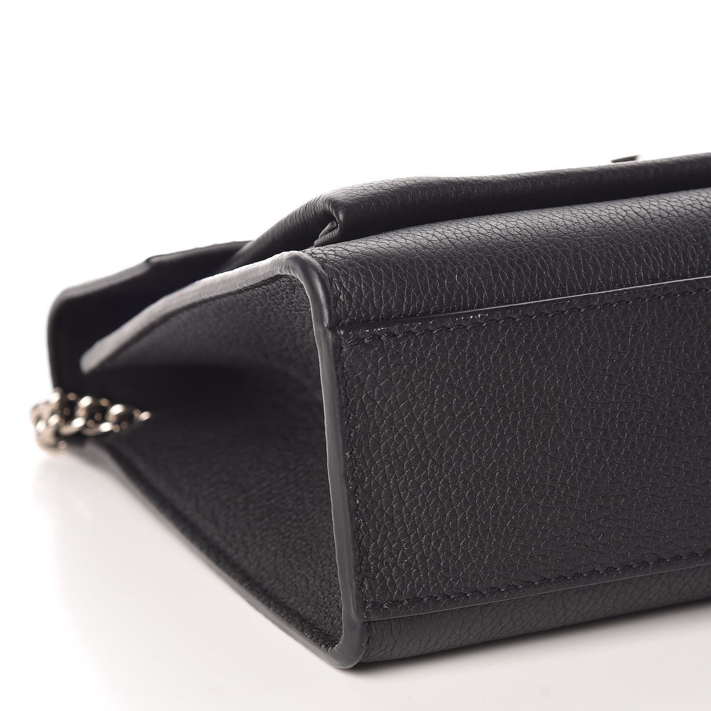 Soft Calfskin My Lockme Chain Bag BB Black