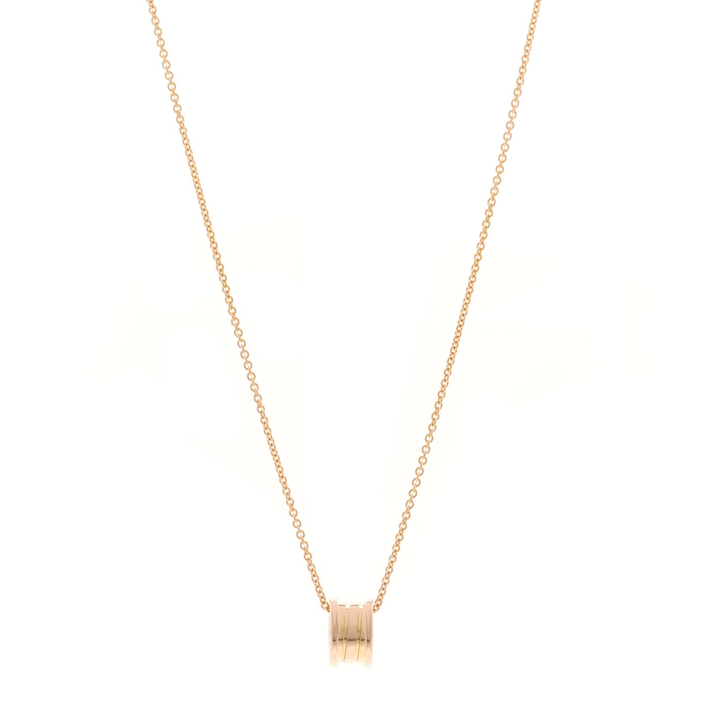 18K Rose Gold B.Zero1 Pendant Necklace