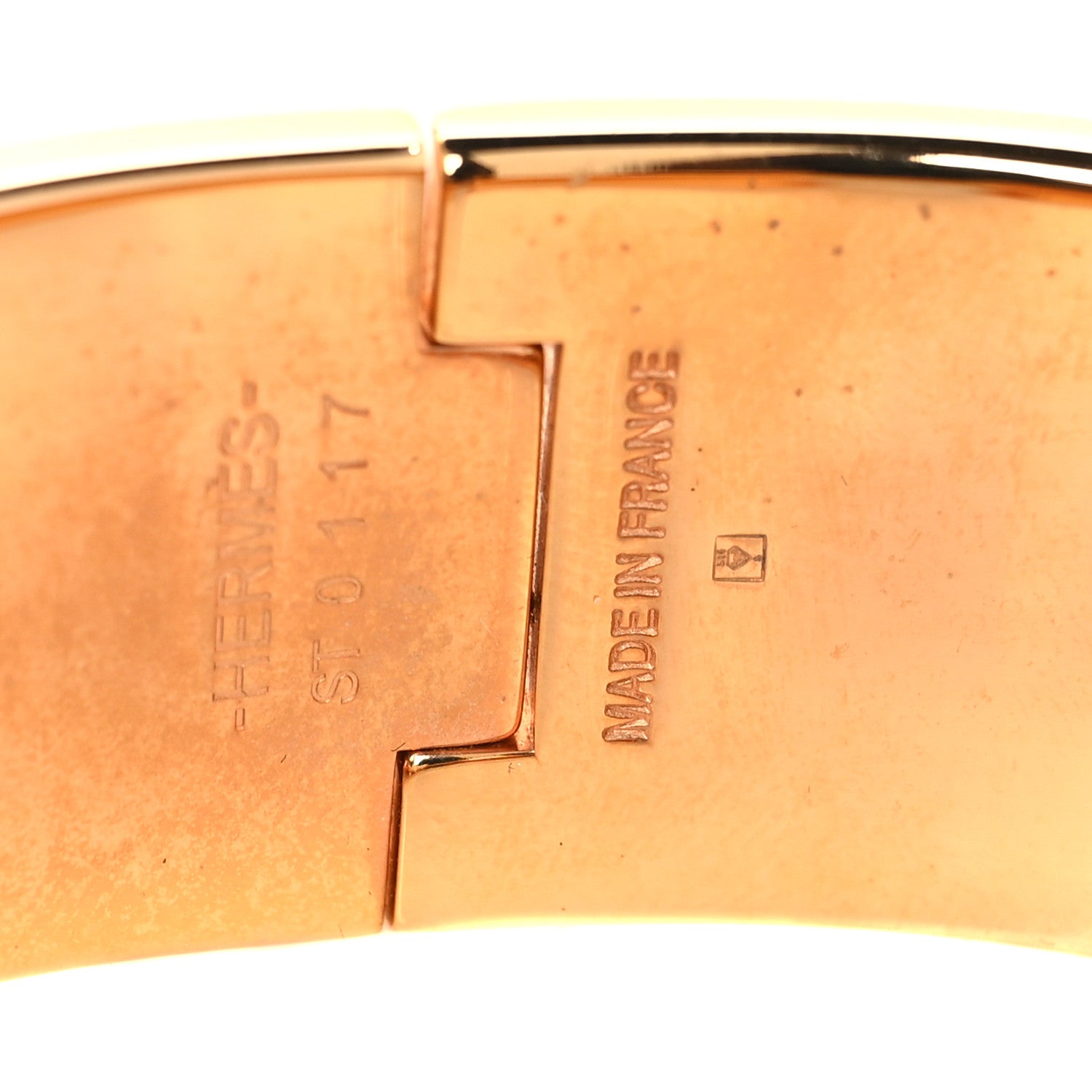 Hermes Enamel Wide Clic Clac H Bracelet GM Black 4 of 4