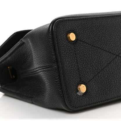 Mulberry Small Classic Grain Calfskin Mini Seaton Black 7 of 8