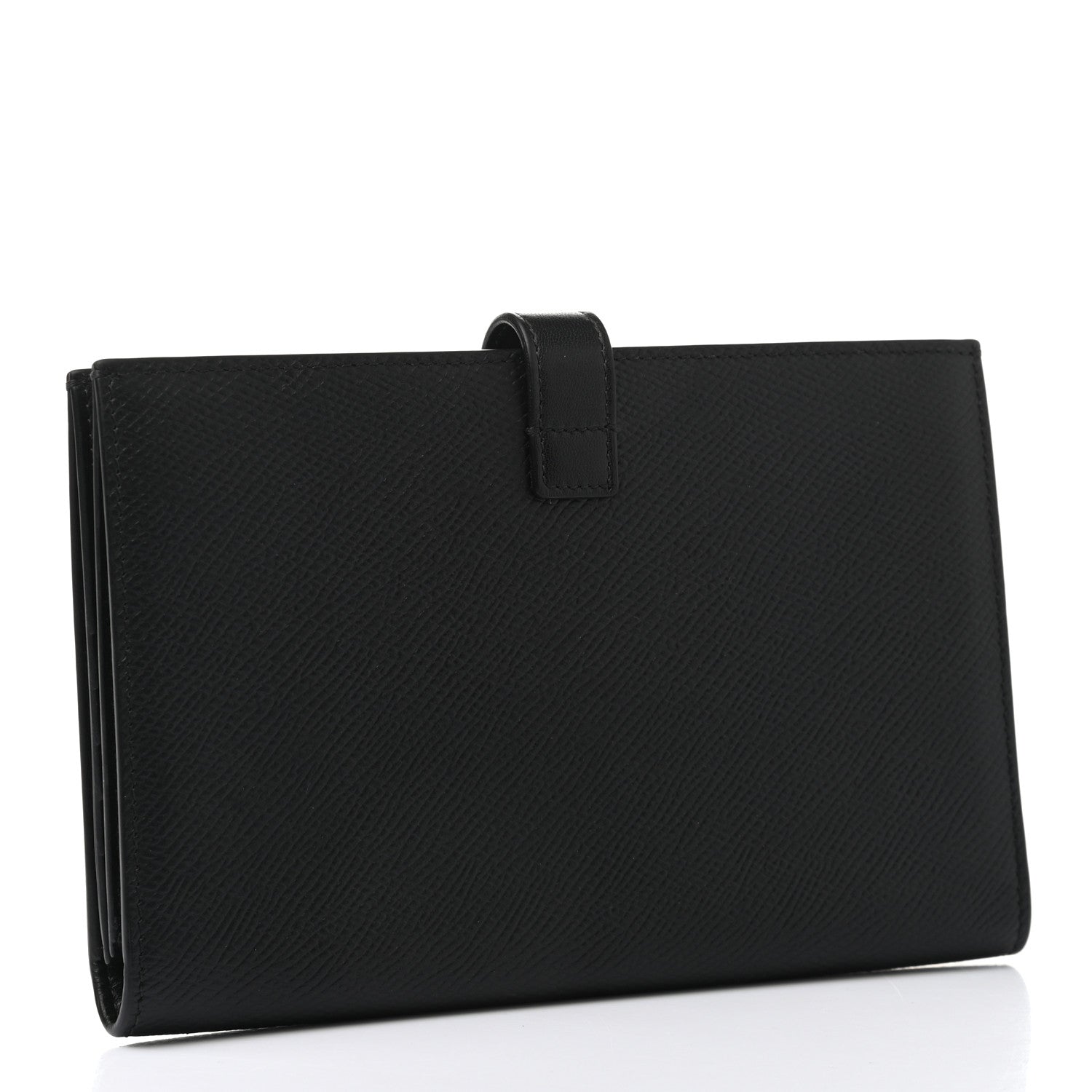 Celine Grained Calfskin Large Multifunction Strap Wallet Black 3 of 7