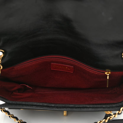 Chanel Denim Calfskin Quilted Small Flap Black 5 of 10