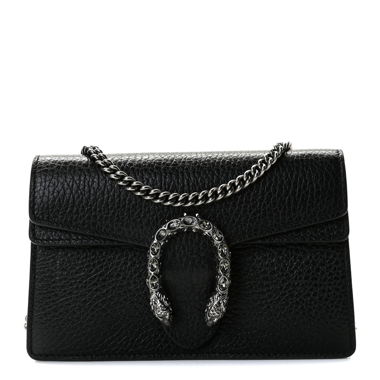 Calfskin Super Mini Dionysus Shoulder Bag Black