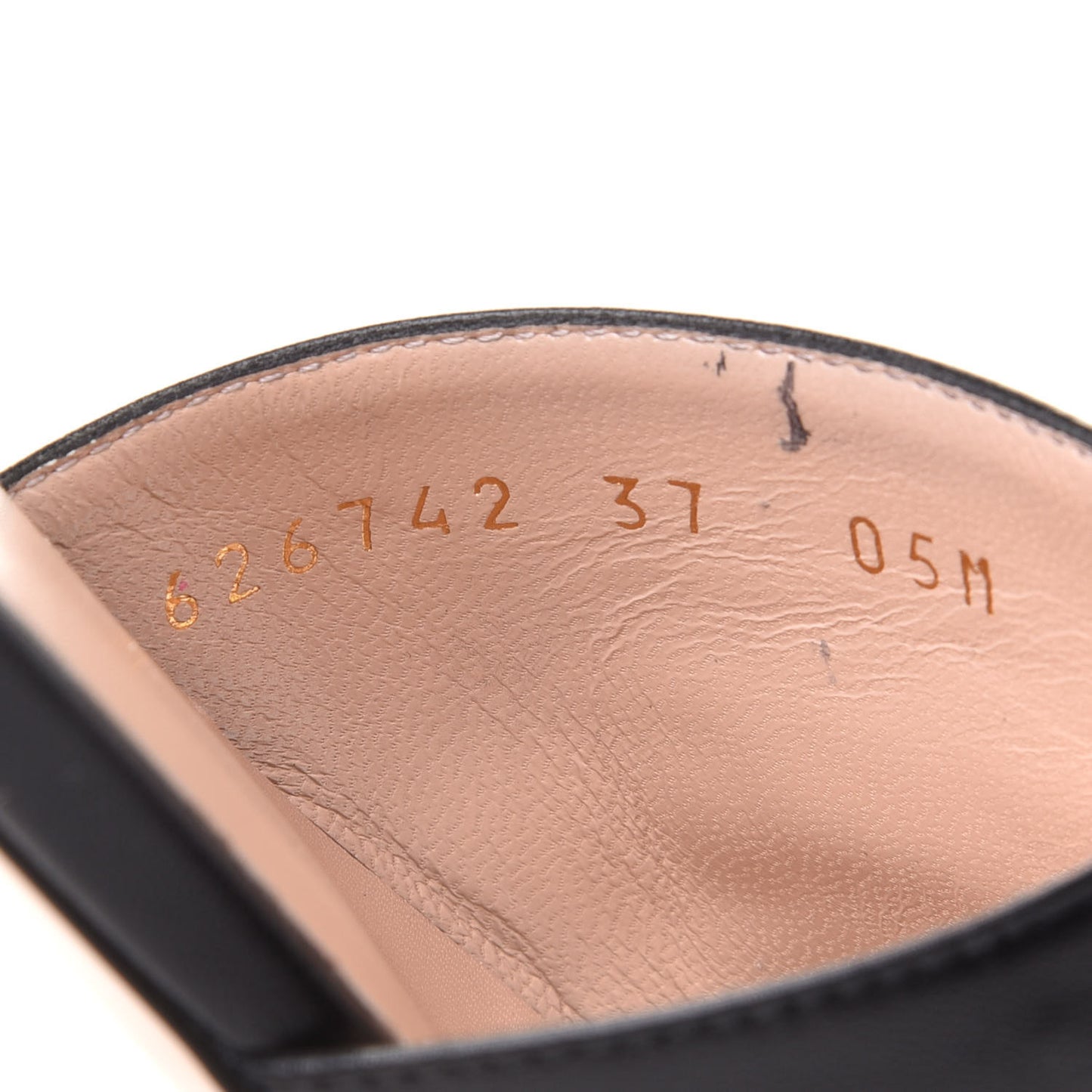 Malaga Kid GG Marmont Flat Slide Sandals 37 Black