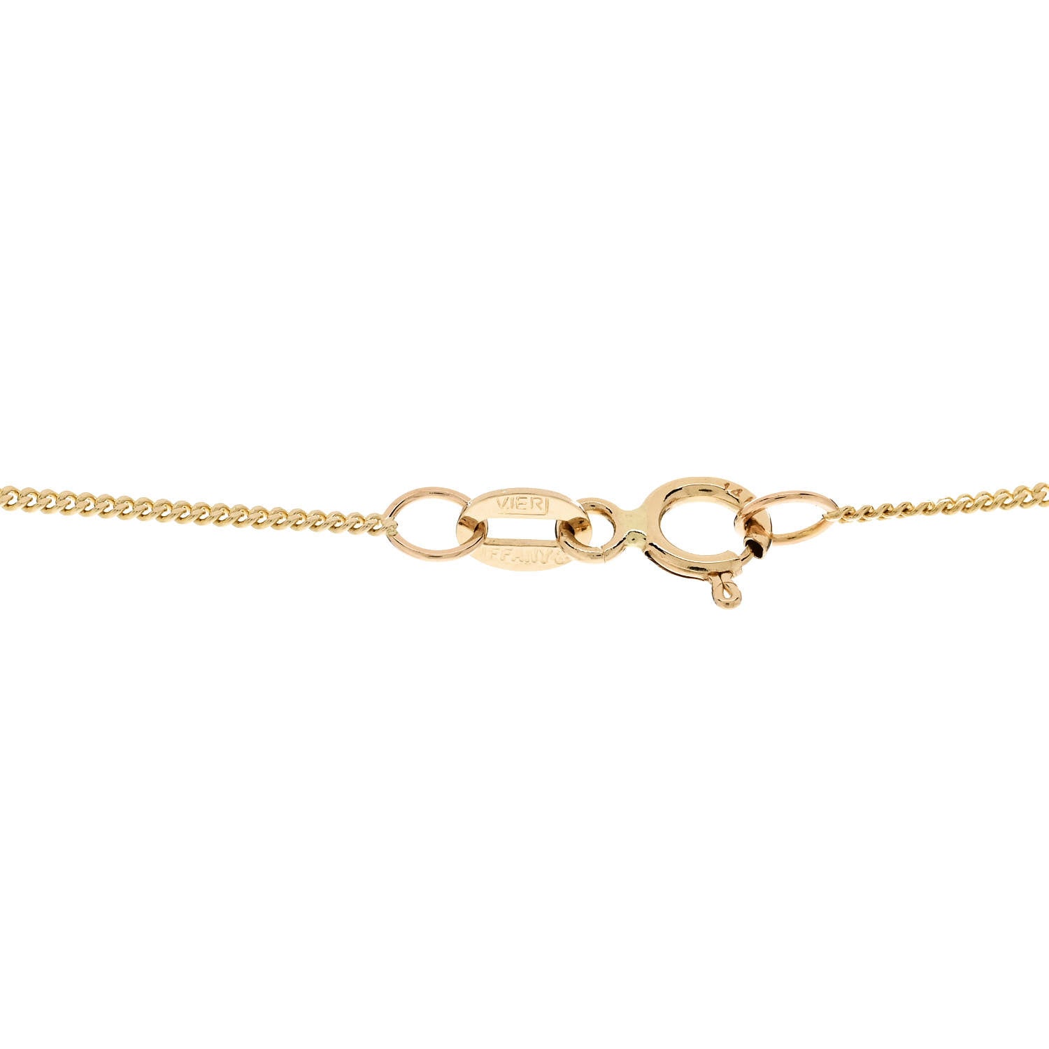 Tiffany 14K Yellow Gold Seashell Pendant Necklace 5 of 6