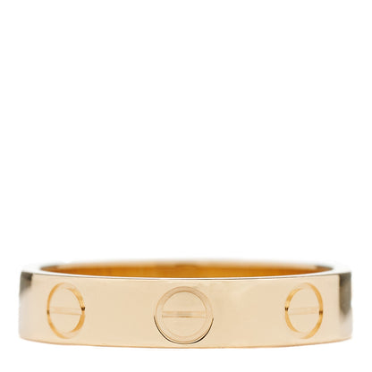 Cartier 18K Yellow Gold 3.5mm LOVE Wedding Band Ring 48 4.5 1 of 4