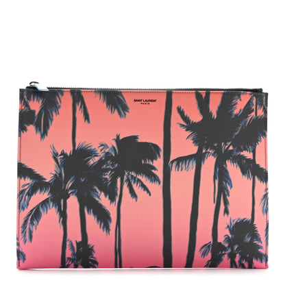 Saint Laurent Nylon Palm Tree Print Zipped Tablet Holder 1 of 7