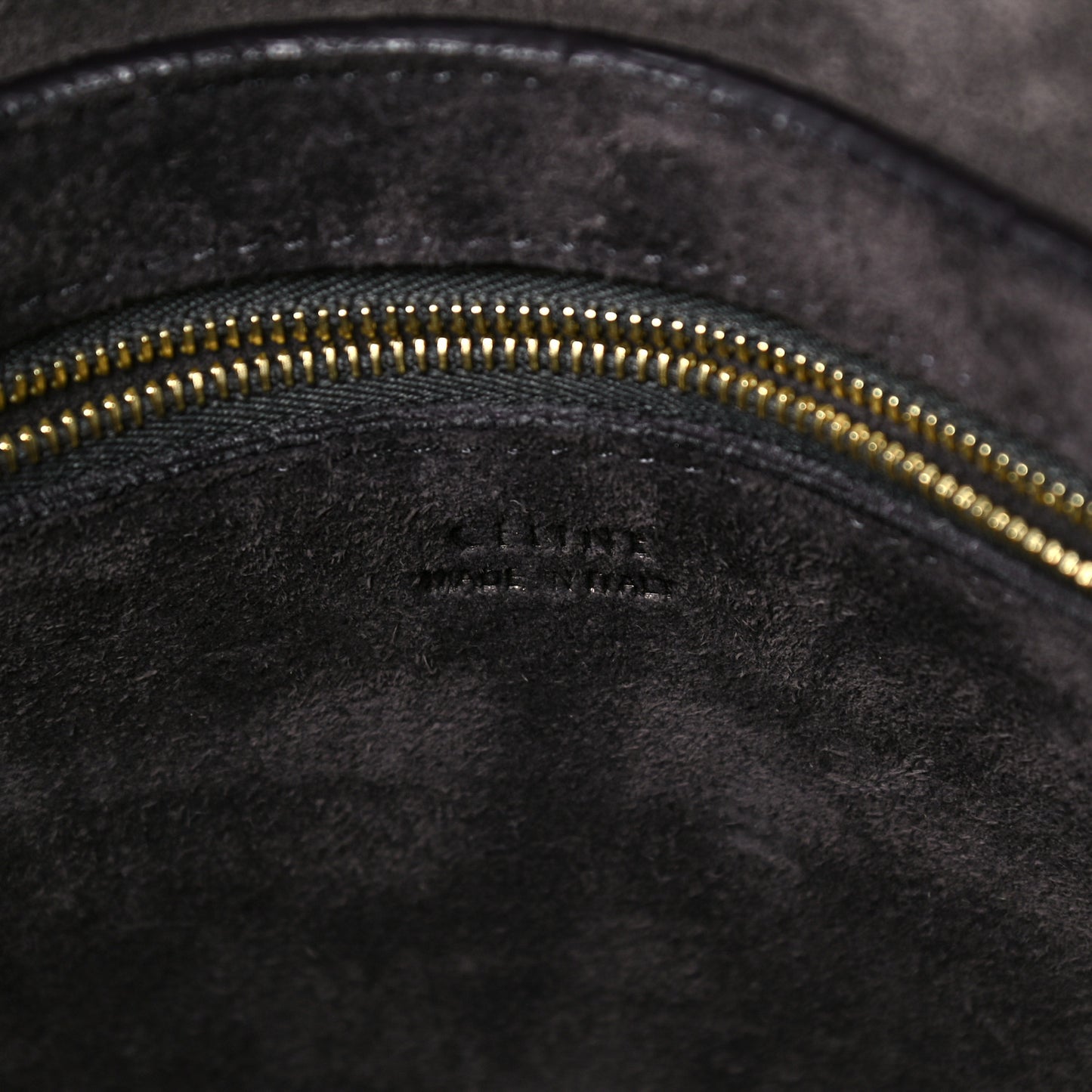 Goatskin Sangle Bucket Bag Dark Taupe