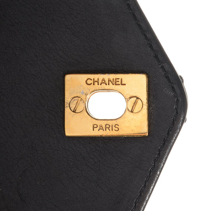 Chanel Lambskin Shoulder Flap Bag Black 8 of 8