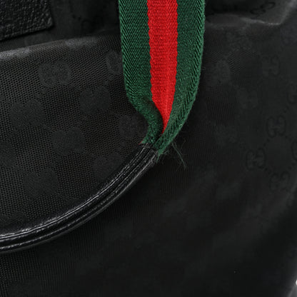 Gucci GG Monogram Large Web Handle Vertical Tote Black 11 of 14