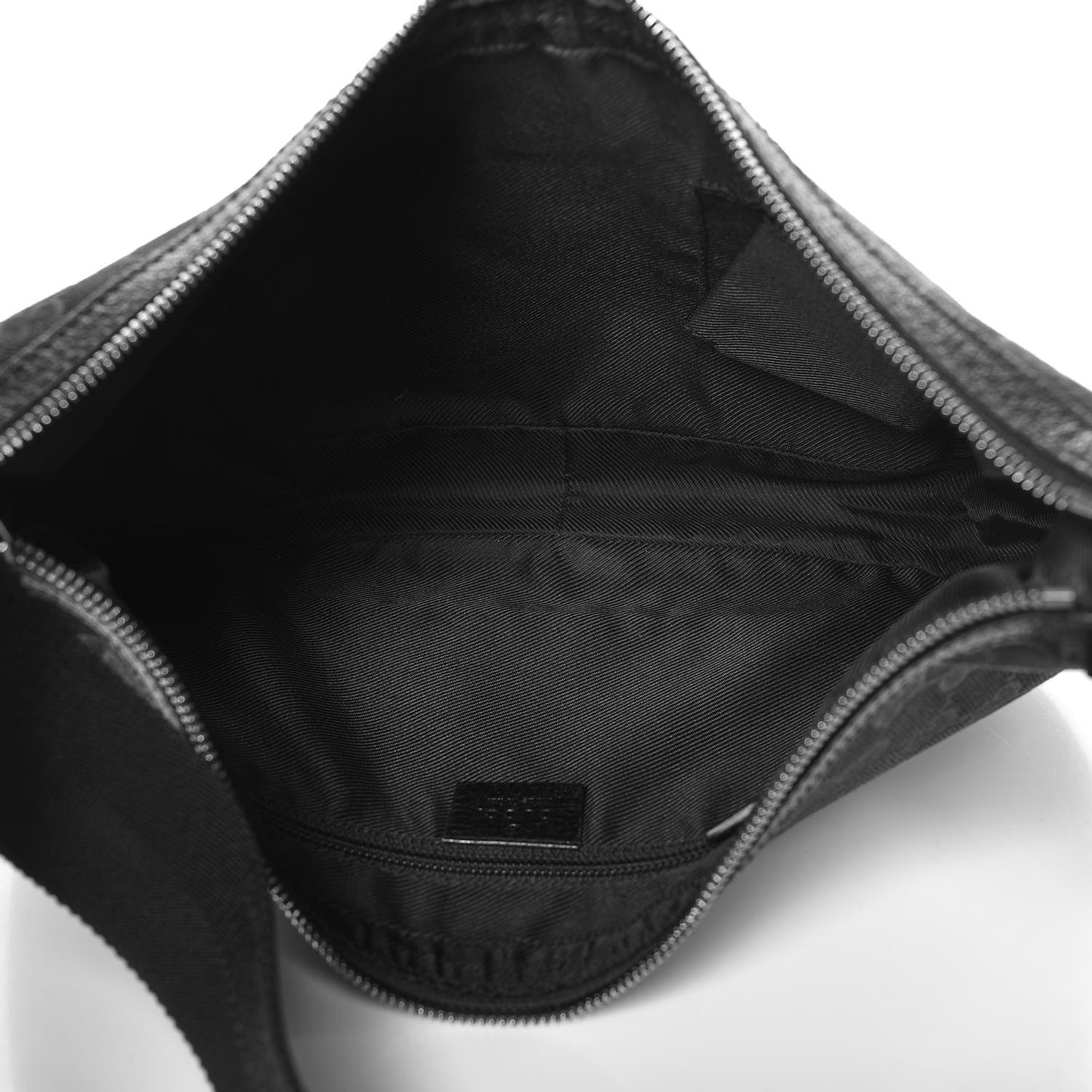 Monogram Medium Half Moon Hobo Black