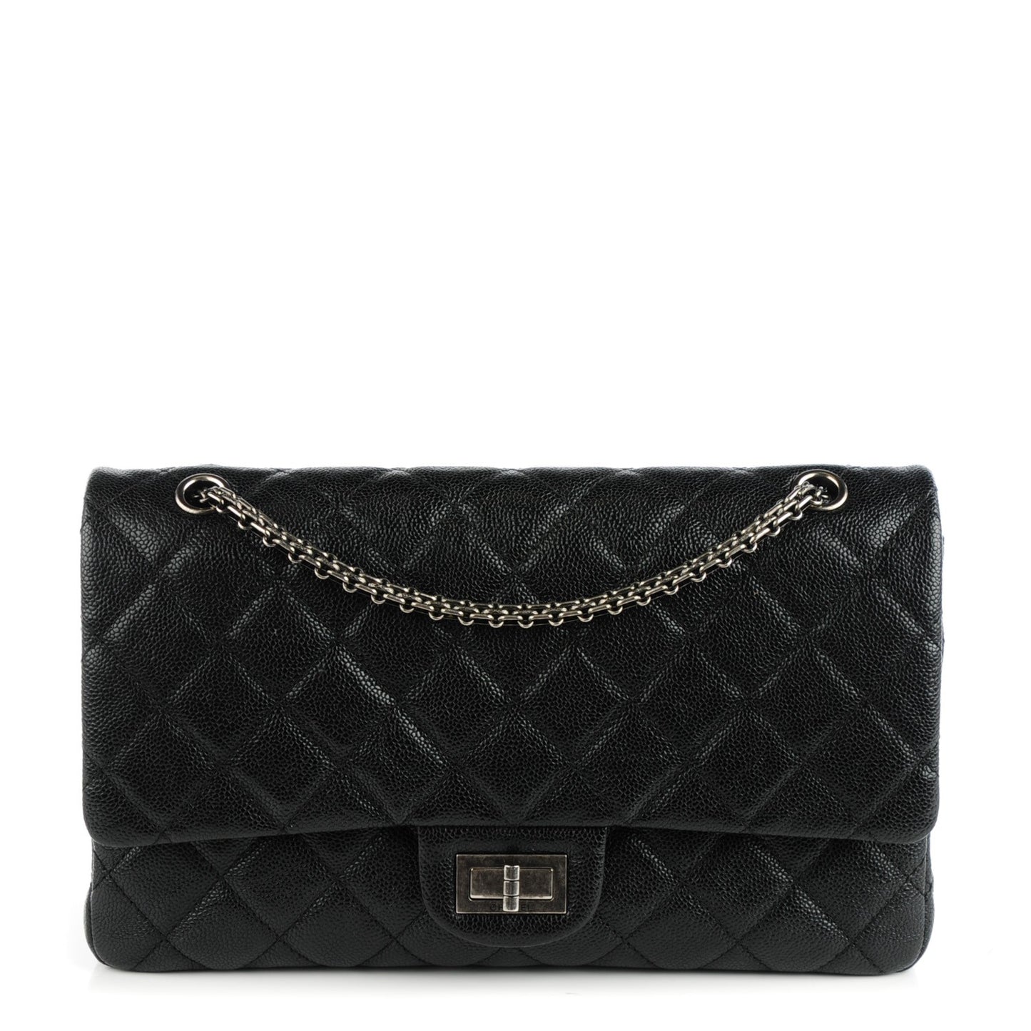 Caviar Quilted 2.55 Reissue 227 Flap Black