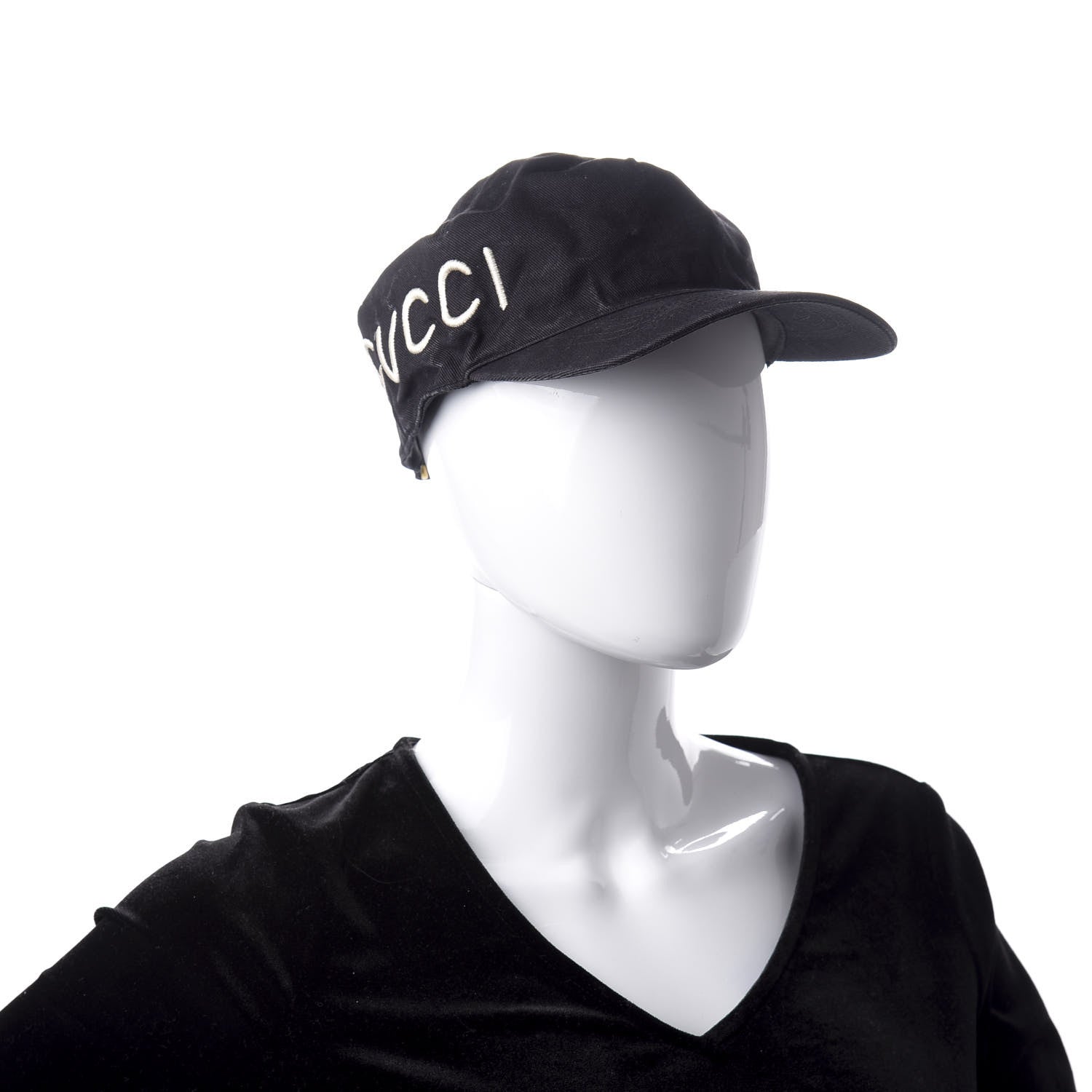 Gucci Cotton Loved Baseball Hat XL Black 2 of 8