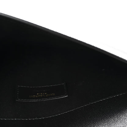 Saint Laurent Grain De Poudre Uptown Pouch Black 10 of 12