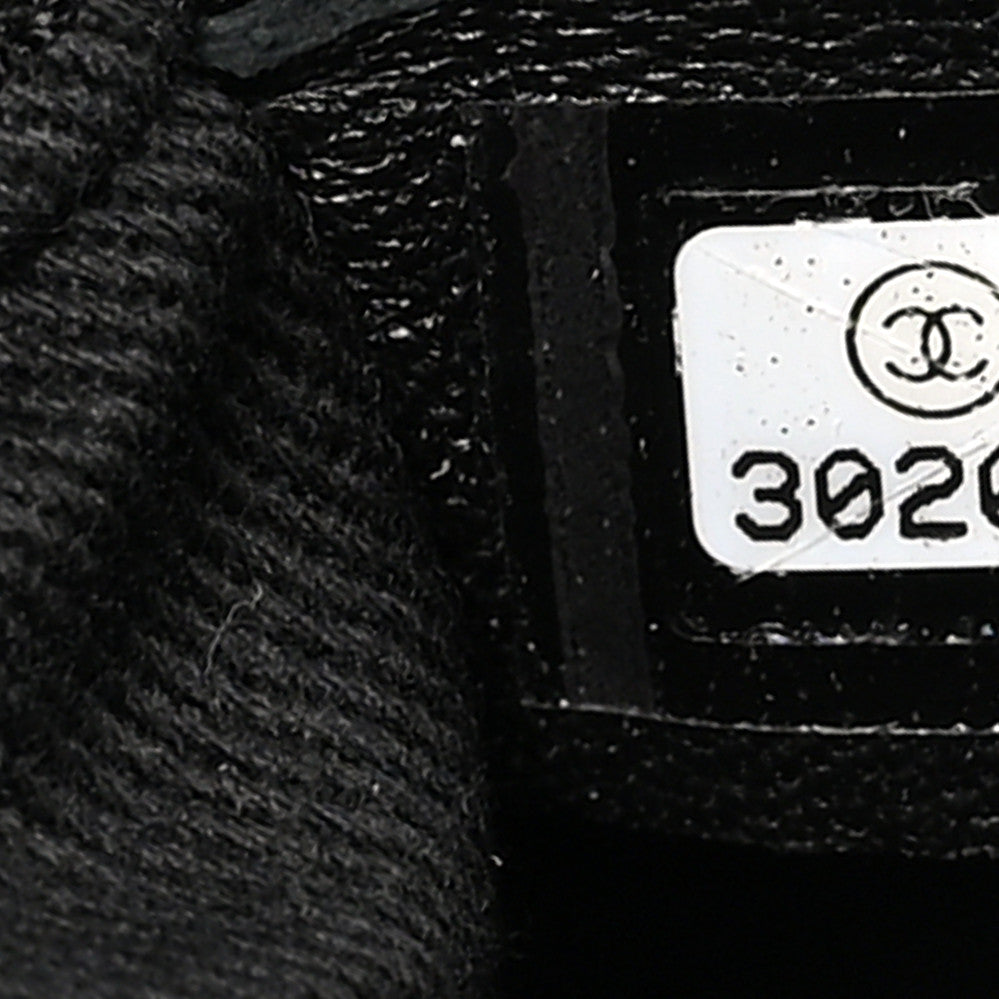 Chanel Woven Straw Raffia Large Deauville Tote  Black 7 of 10