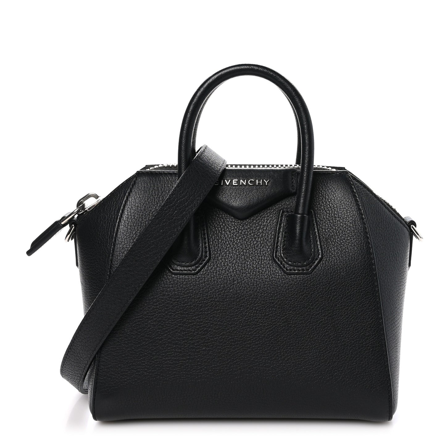 Sugar Goatskin Mini Antigona Black