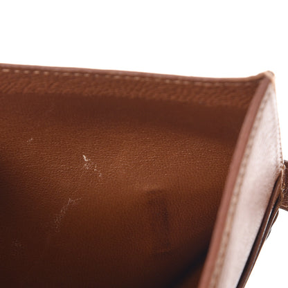 Hermes Chevre Mysore Bearn Compact Wallet Gold 10 of 11