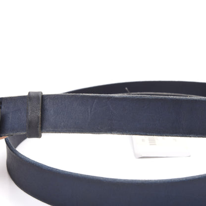 Gucci Cuoio Toscano Nickel Double G 30mm Belt 110 44 Blue 5 of 5