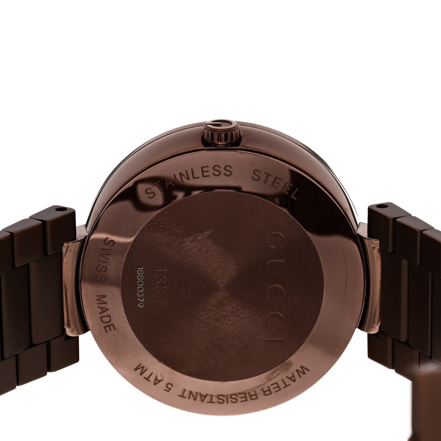 Stainless Steel 42mm Interlocking Quartz Watch Grey