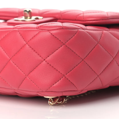 Chanel Lambskin Quilted Large In Seoul Backpack Red 8 of 8