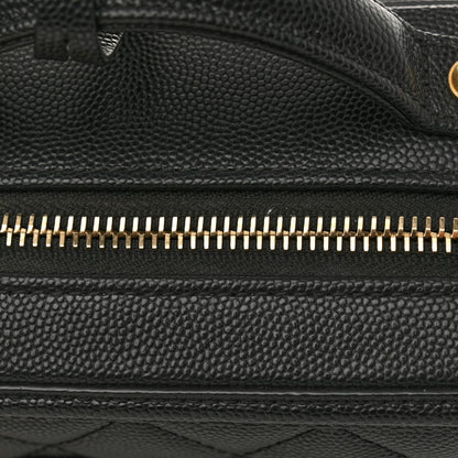 Chanel Caviar Quilted Small CC Filigree Vanity Case Black 14 of 14