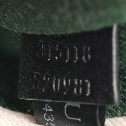 Gucci GG Supreme Monogram Emblem Mini Bucket Bag Beige Dark Brown Black 7 of 10