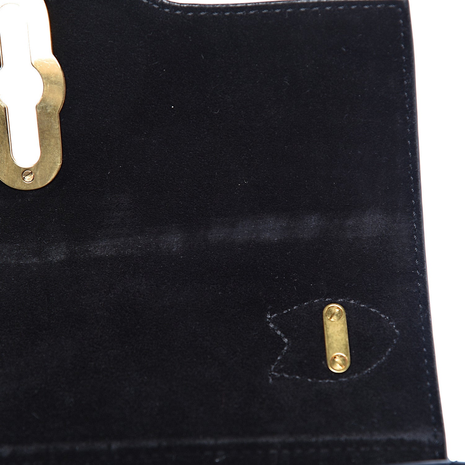 Mulberry Calfskin Crocodile Embossed Mini Seaton Black 10 of 20