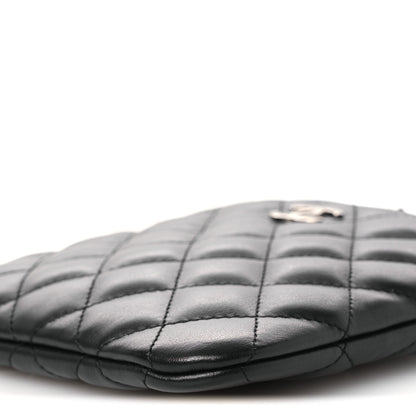 Chanel Lambskin Quilted Crossbody Bag Black 11 of 12