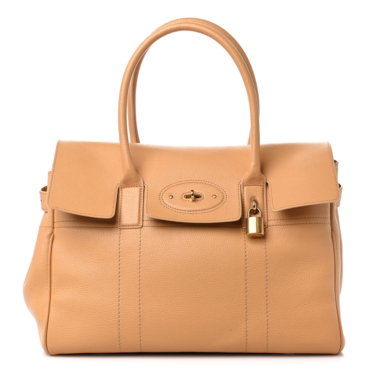 Mulberry Small Classic Grain Bayswater Dark Golden Yellow 1 of 13