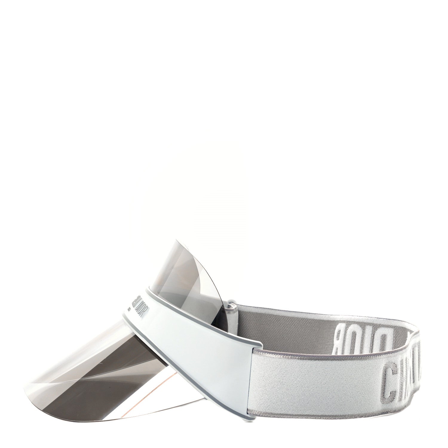 Christian Dior Mirrored DiorClub1 Sun Visor Silver 3 of 8
